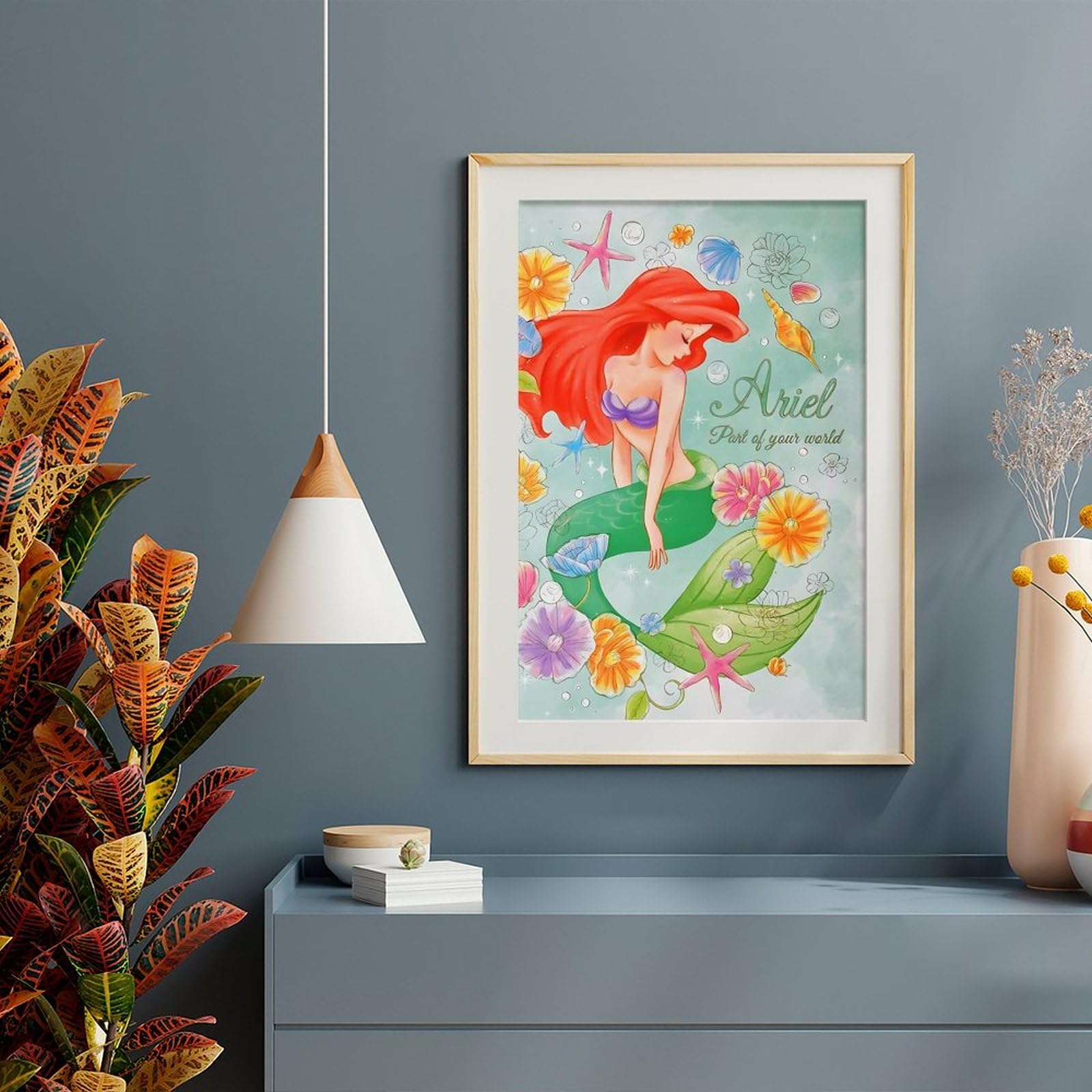 Amazon.co.jp: リトルマーメイド アリエル ポスター 絵画 インテリア